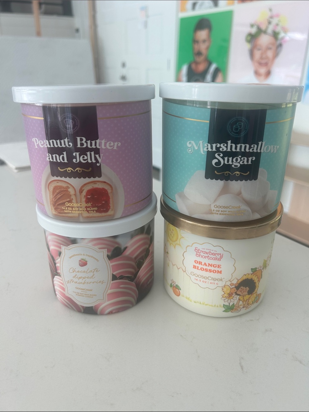 4 goose creek candles